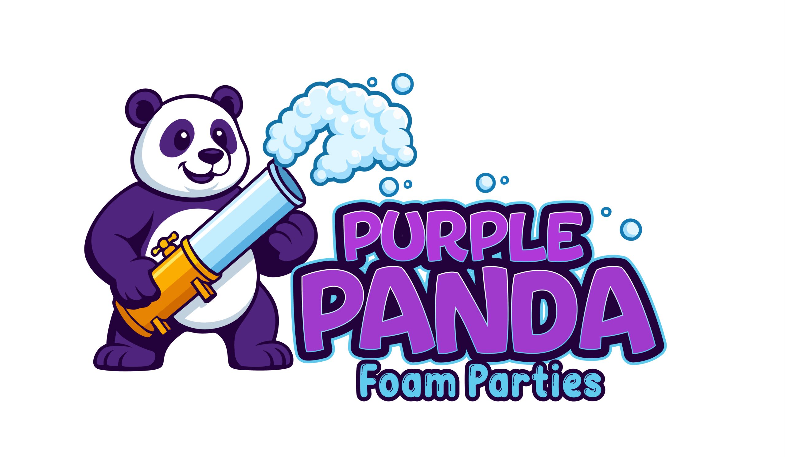 Purple Panda Foam Parties